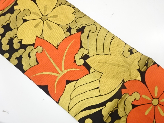JAPANESE FUKURO OBI / WOVEN SAKURA